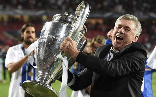 HLV vĩ đại nhất Champions League: Ancelotti